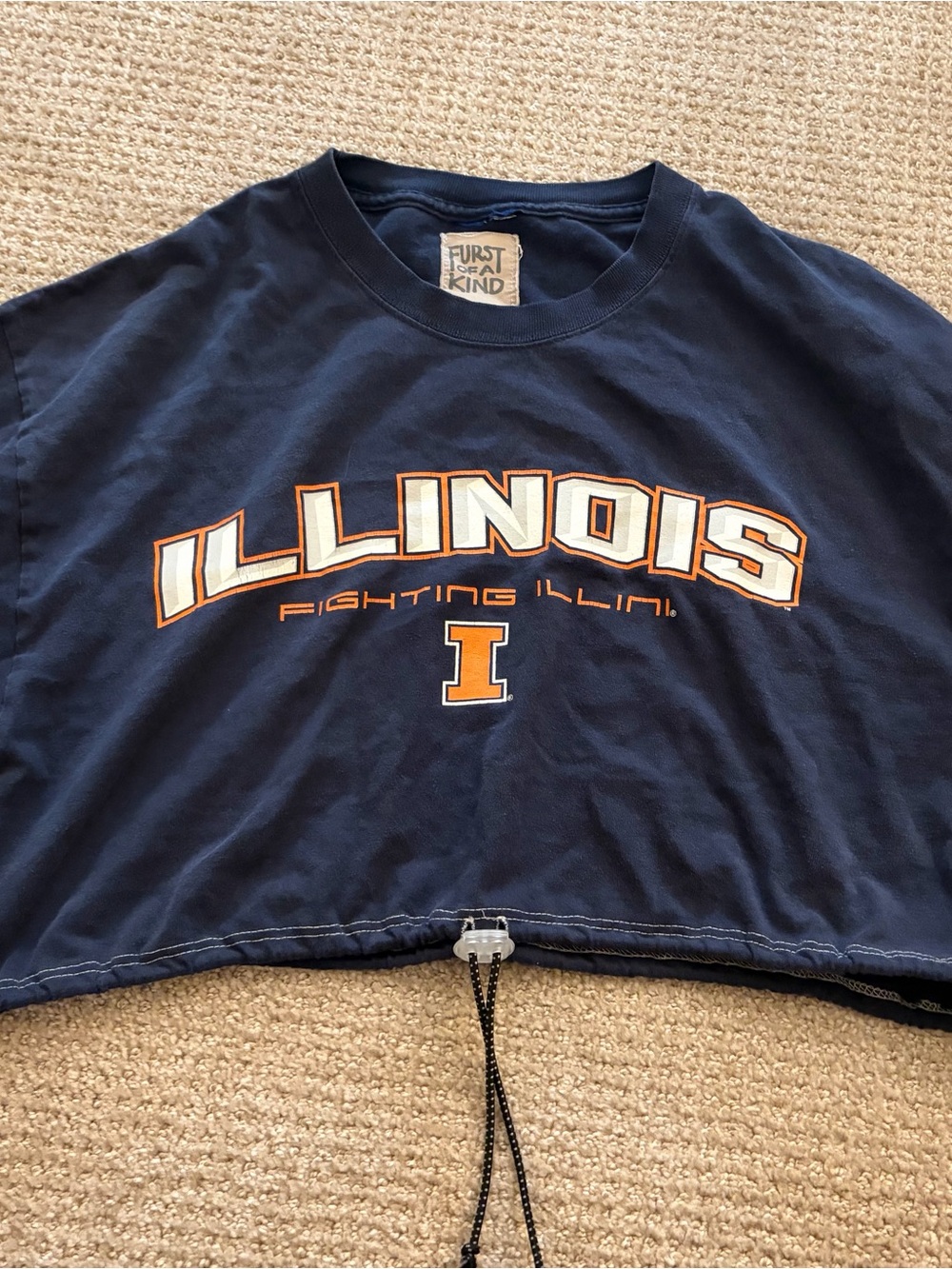 ❤️‍🔥BOGO FREE university of Illinois Fighting Illini Navy Vintage handmade Top